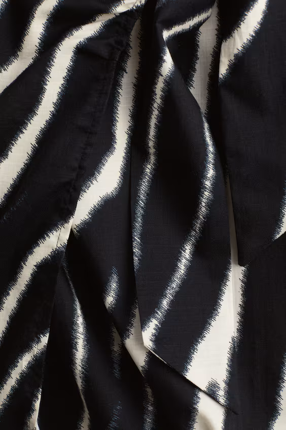 Платье с завязками из хлопка