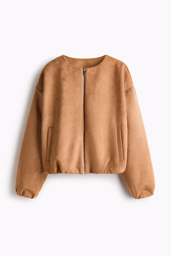 Оверсайз куртка из джерси