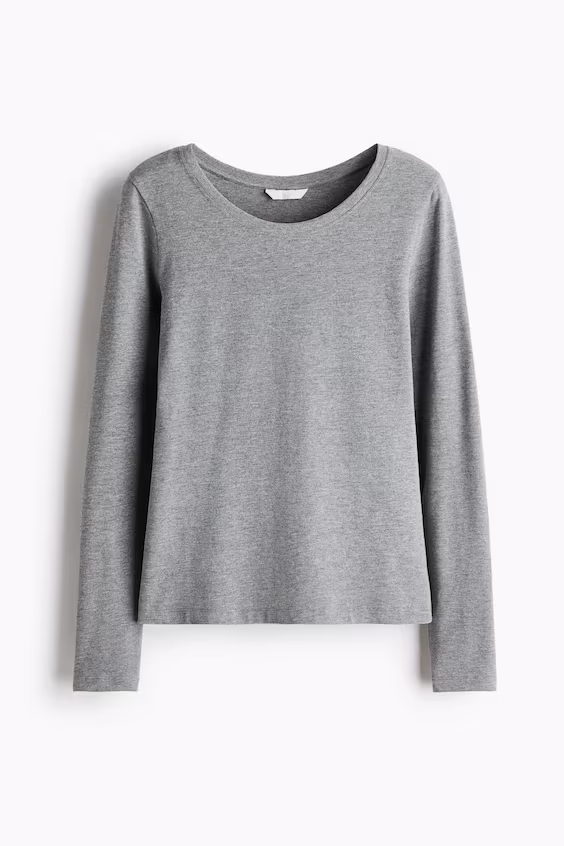 Облегающий свитер из хлопка