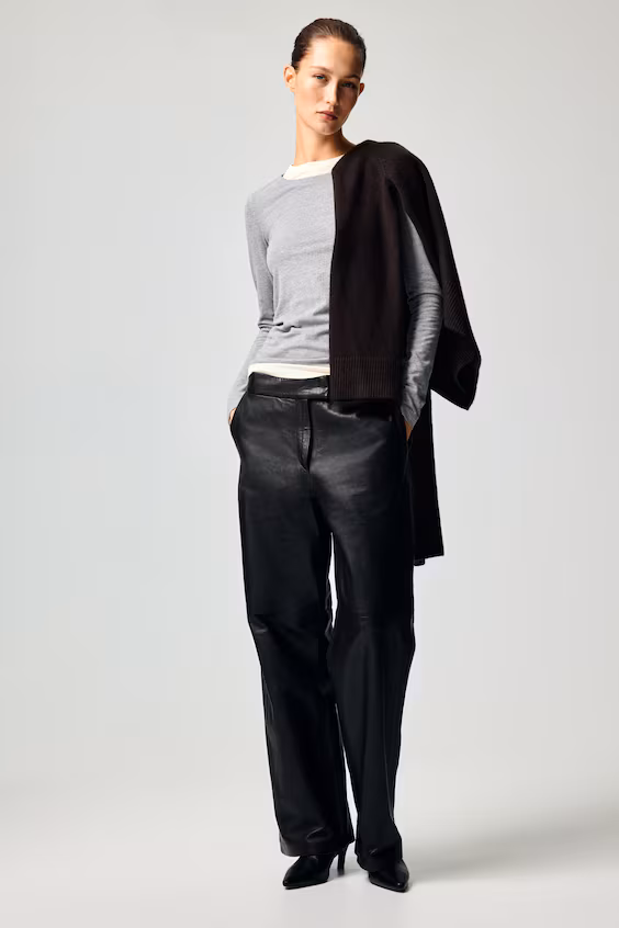 Облегающий свитер из хлопка