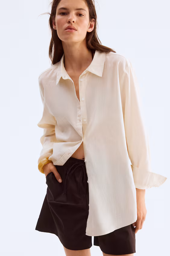 Хлопковые шорты с завязкой