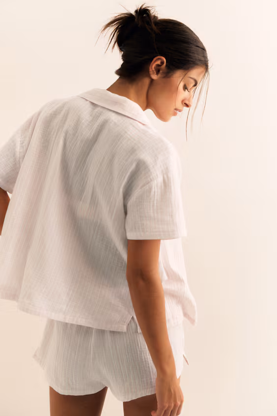 Пижама из хлопковой муслина