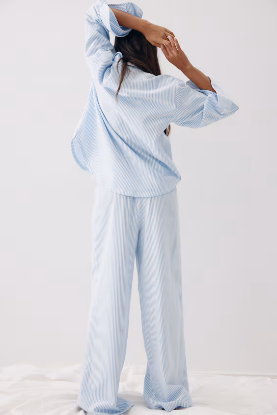 Пижама из хлопкового фланеля