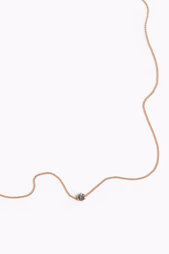 Ожерелье с кристаллами