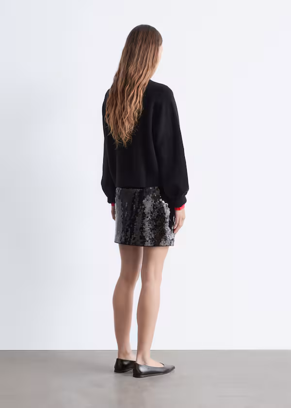 Свитер из вязанки