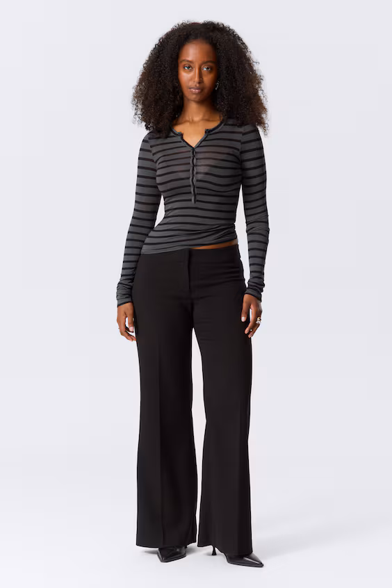 Брюки с ателье фонарь средней талии