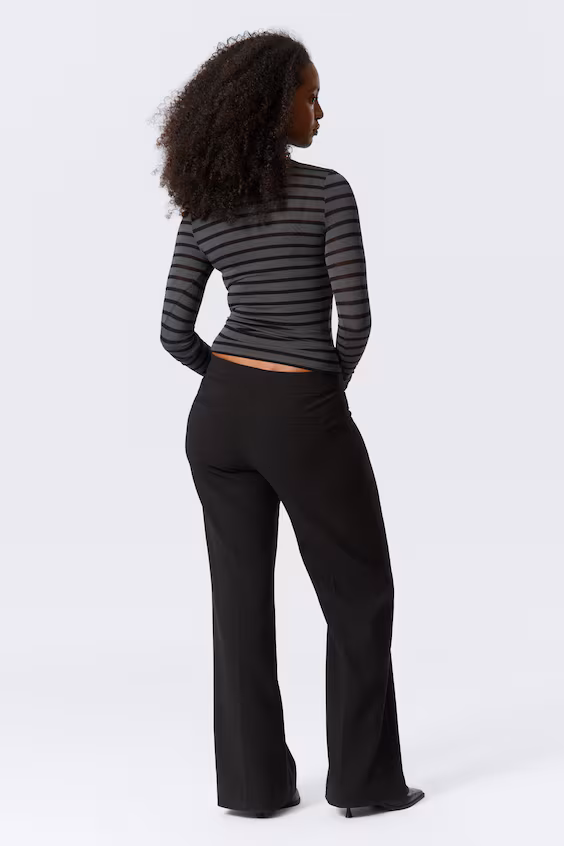 Брюки с ателье фонарь средней талии