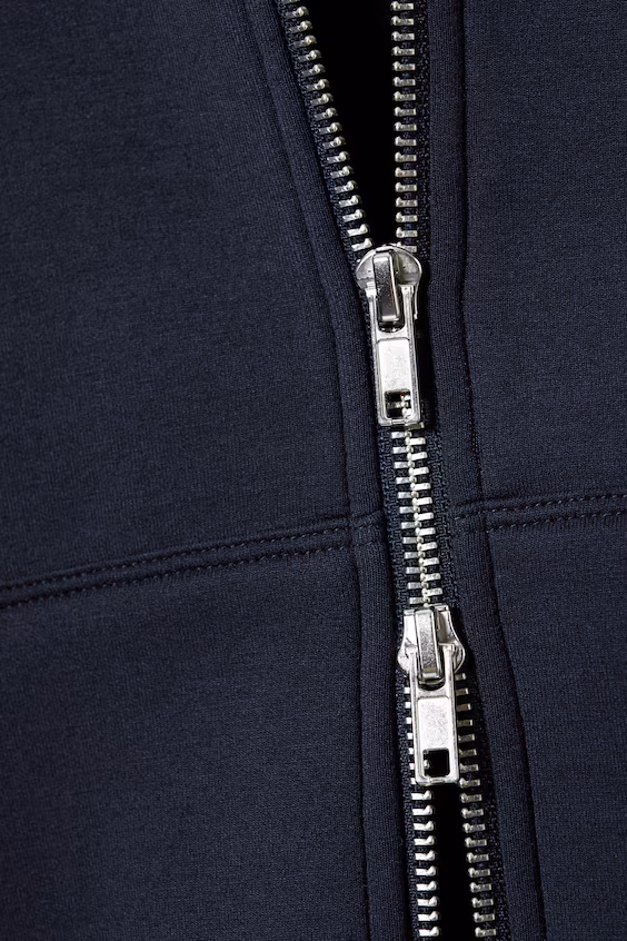 Худи scuba с широким застежкой-молнией