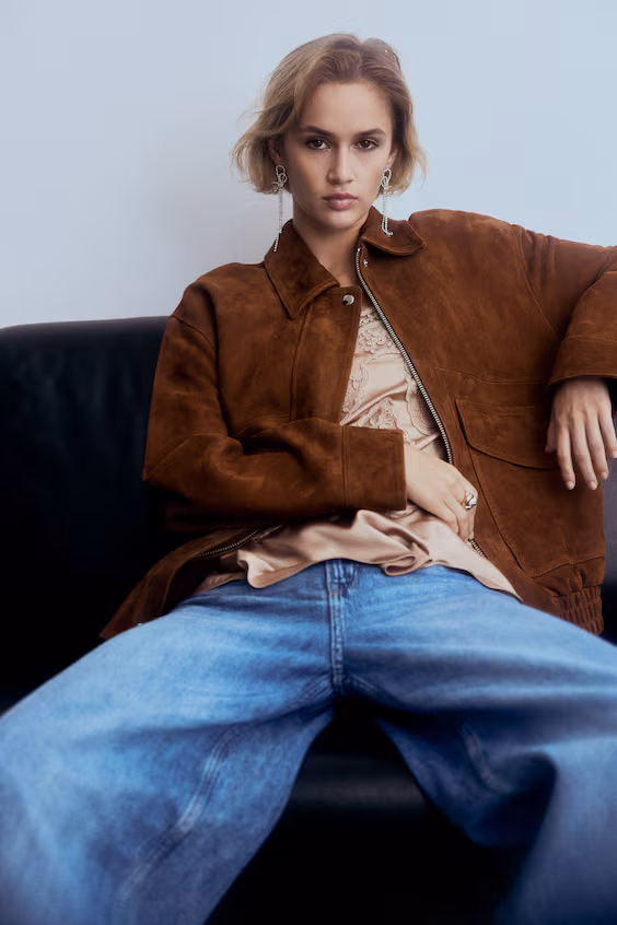 Замшевый пиджак