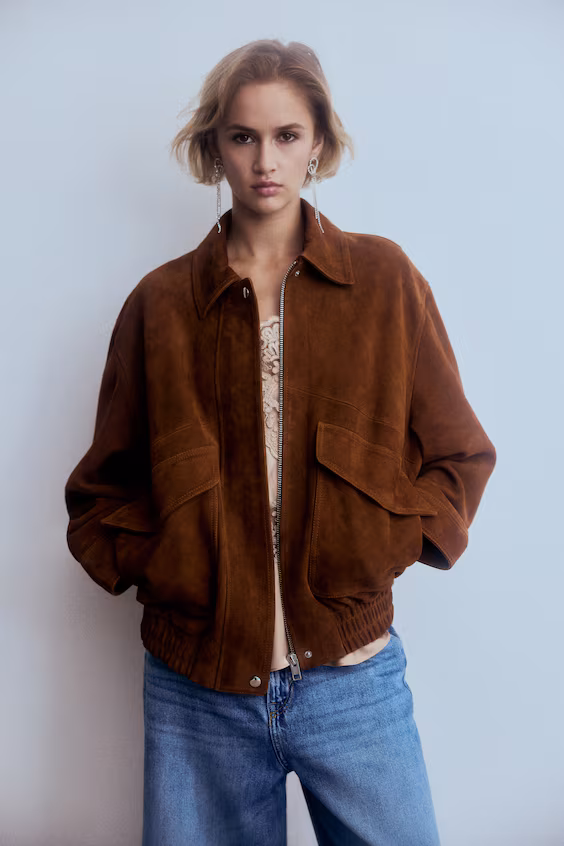 Замшевый пиджак