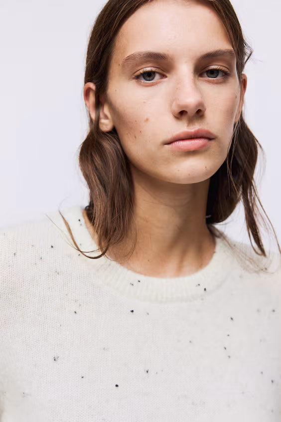 Свитер из смеси мохера