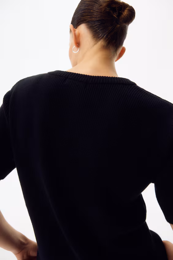 Mama пальто в рубчик