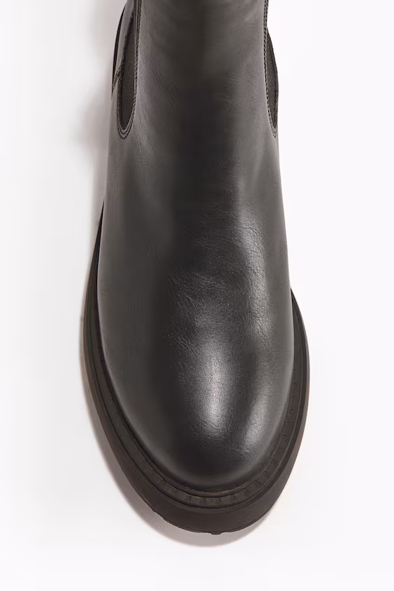 Ботильоны челси с теплым подкладом