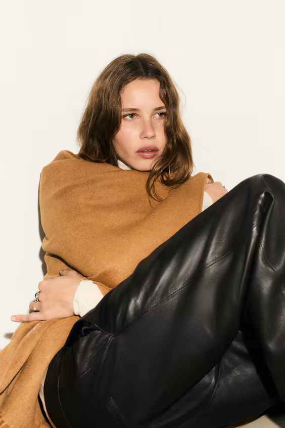 Плащ из шерстяной смеси