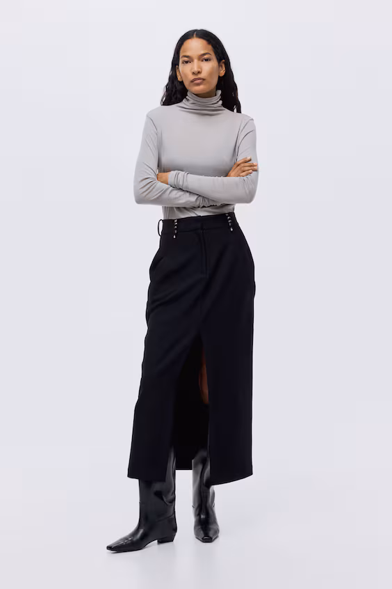 Свитер с поло из хлопка пима