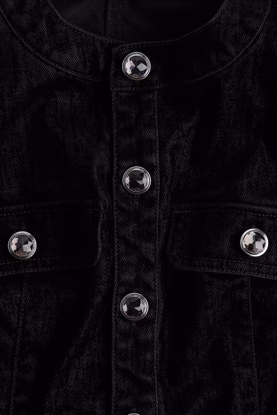 Джинсовый жилет h&m