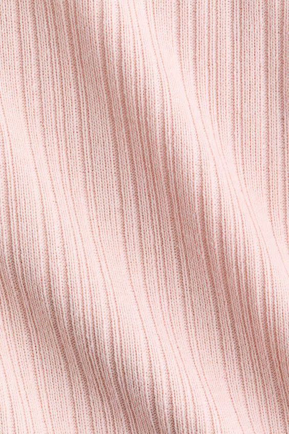 Длинный свитер из рубчатого трикотажа