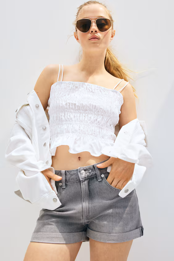 Джинсовые шорты high