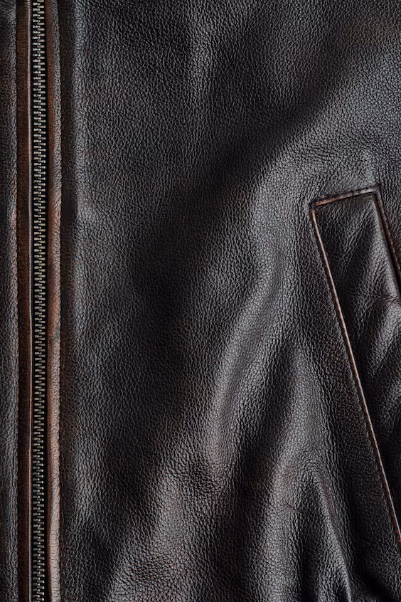 Кожаный свитер