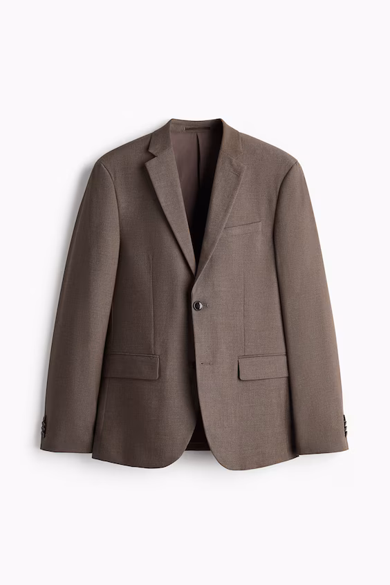 Утонченное пальто с простой застежкой slim fit