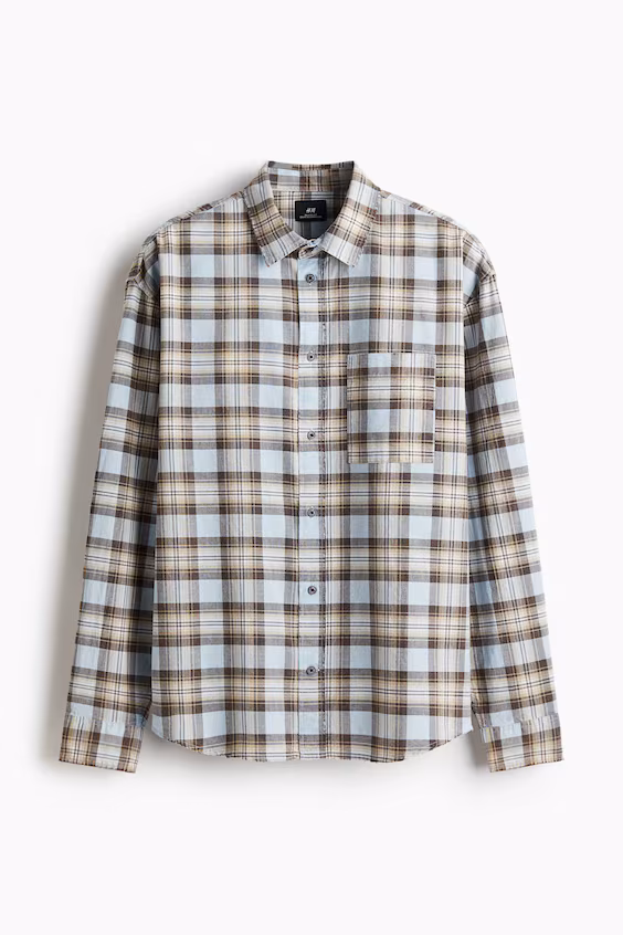 Рубашка свободного кроя