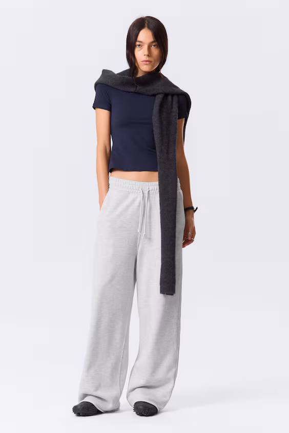 Брюки из мягкого ворса свободного покроя astro