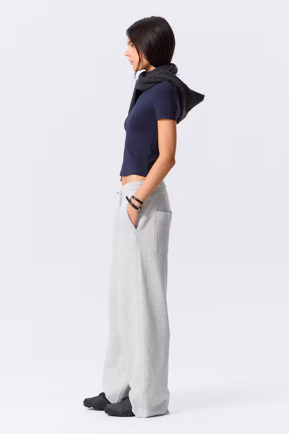 Брюки из мягкого ворса свободного покроя astro