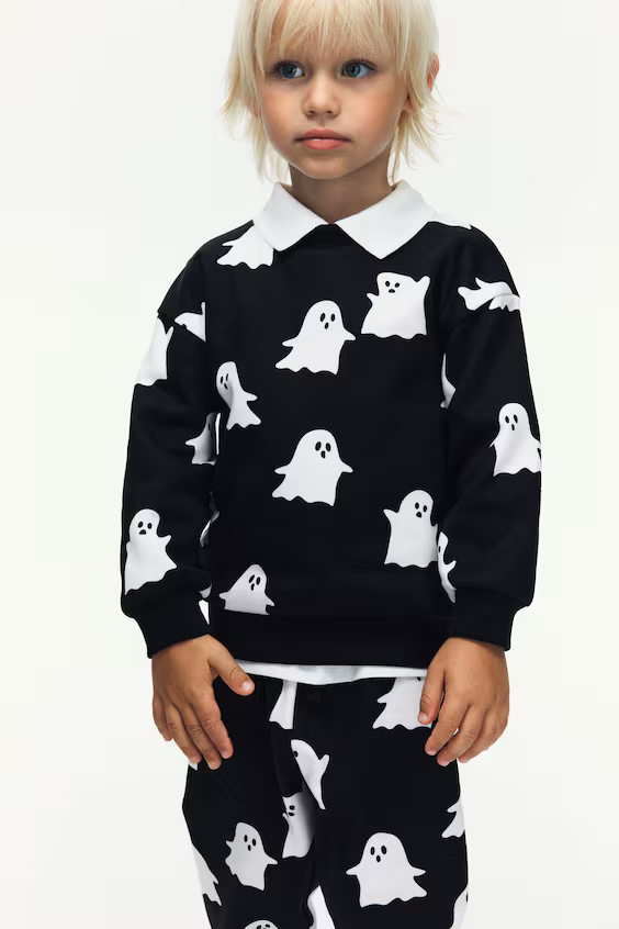 Комплект из 2-х деталей в принтованном мольтоне