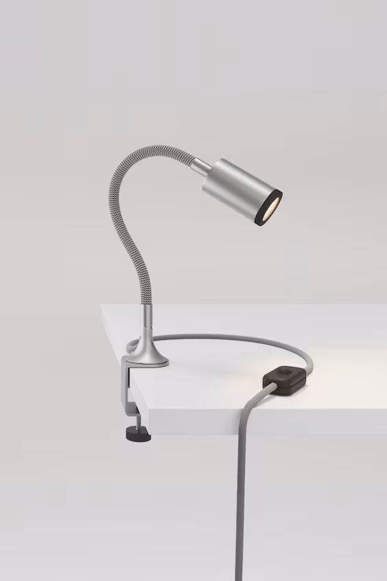 Светильник led с регулируемым наклоном и зажимом и штекером