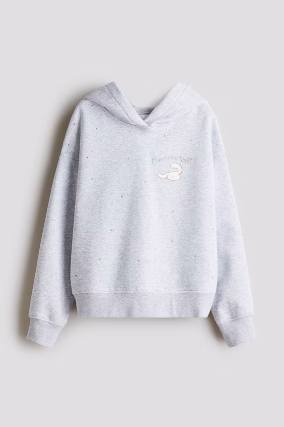 Толстовка с капюшоном и принтом