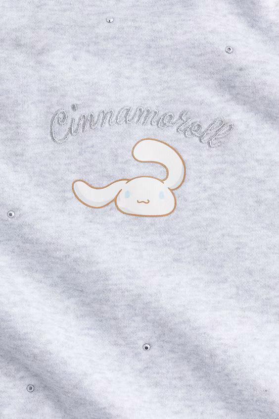 Толстовка с капюшоном и принтом