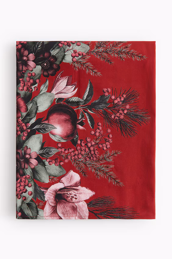 Скатерть из хлопка с узором