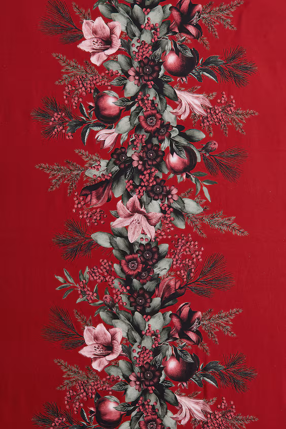 Скатерть из хлопка с узором