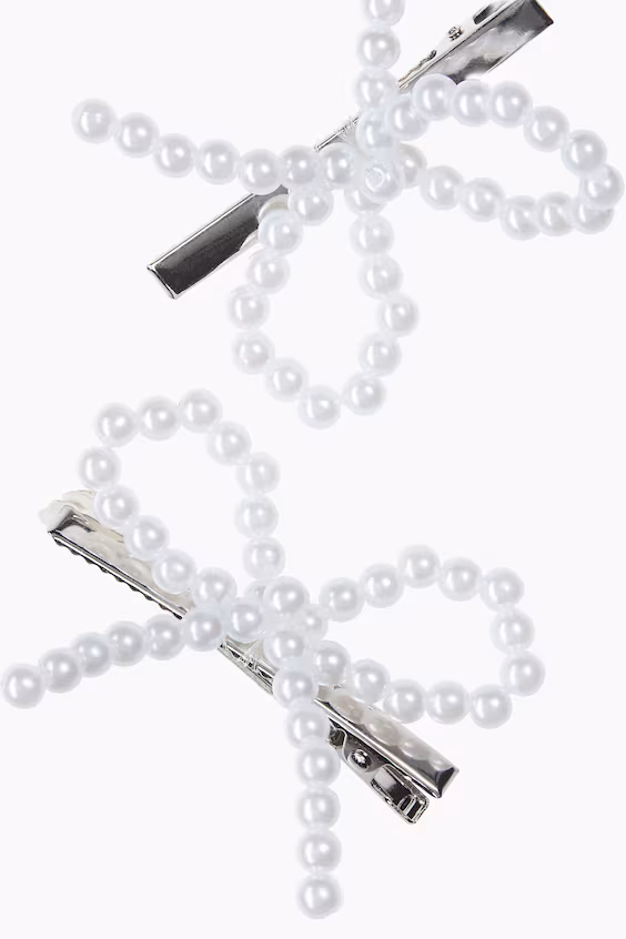 Набор из 2 заколок для волос в виде бантиков