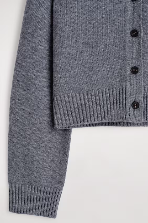 Кардиган из мериносовой шерсти с воротником