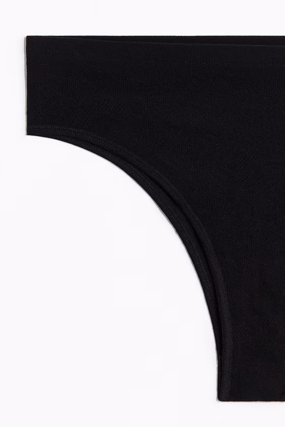 Трусы бразильяна с безшовным кружевом