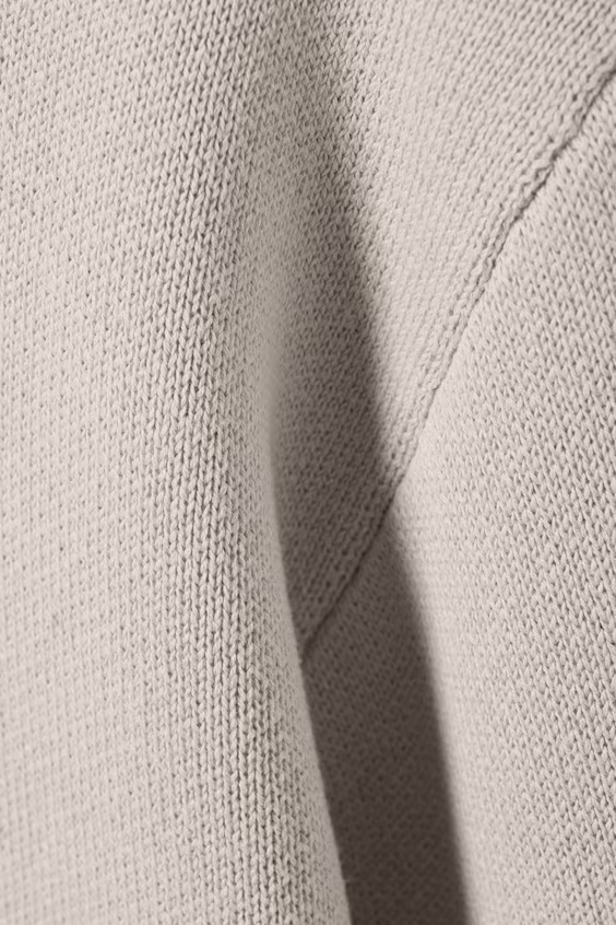 Свитер из хлопковой пряжи стандартного кроя