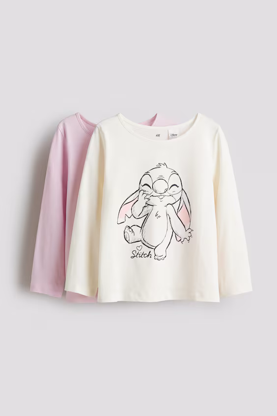 Набор из 2 свитеров из хлопка с принтом