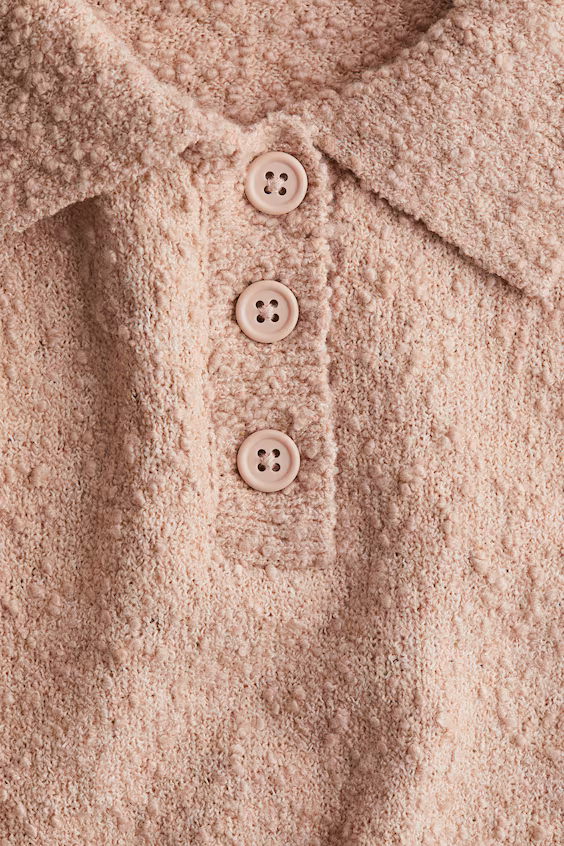 Поло из мягкого меланжевого полотна