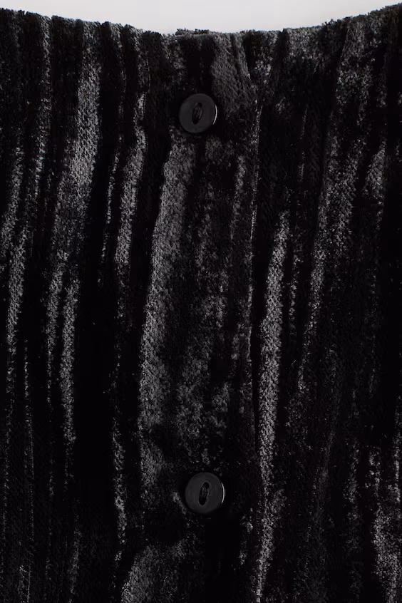 Платье из слегка структурного бархата