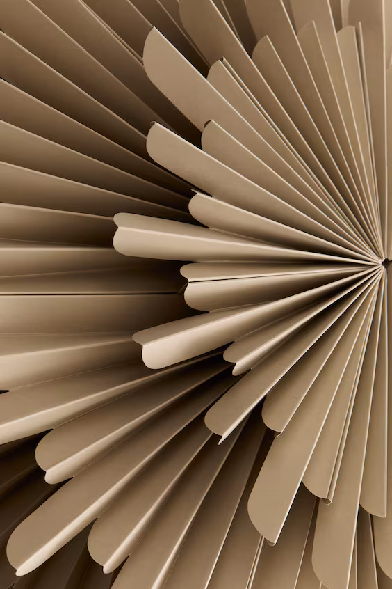 Абажур из бумаги