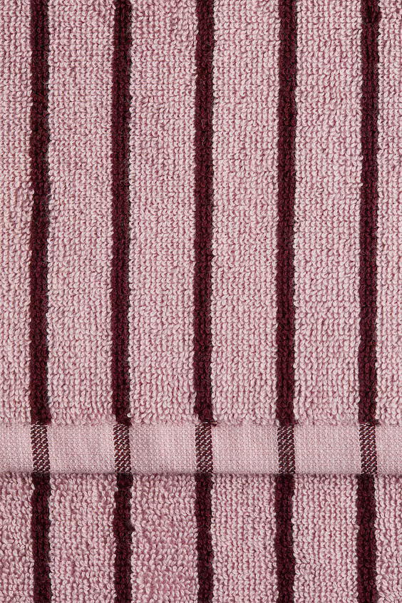 Полотенце для ванной в полоску