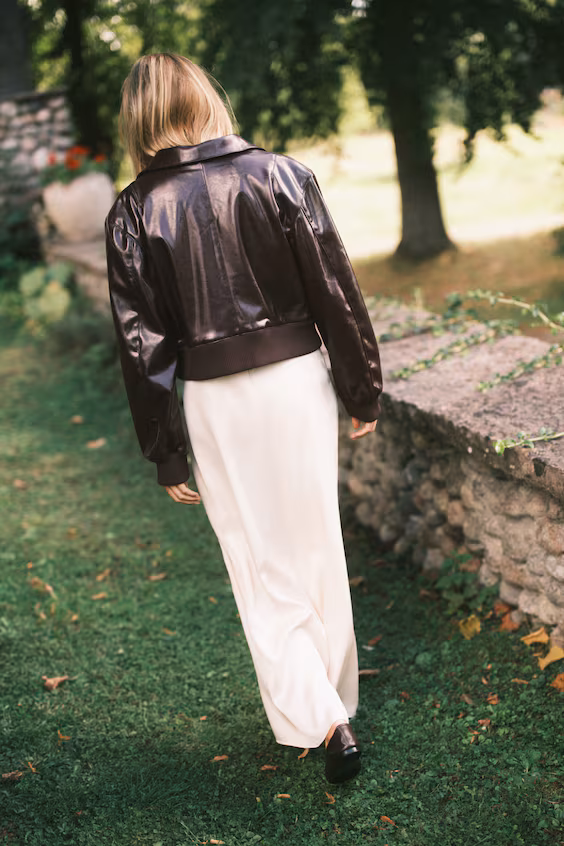 Куртка из ткани с покрытием