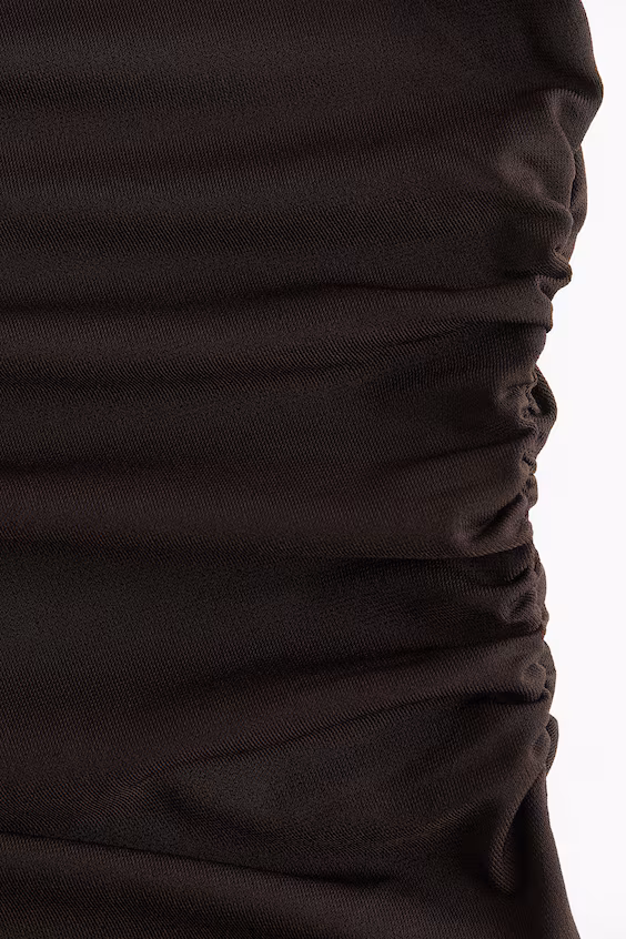 Свитер с драпировкой из джерси