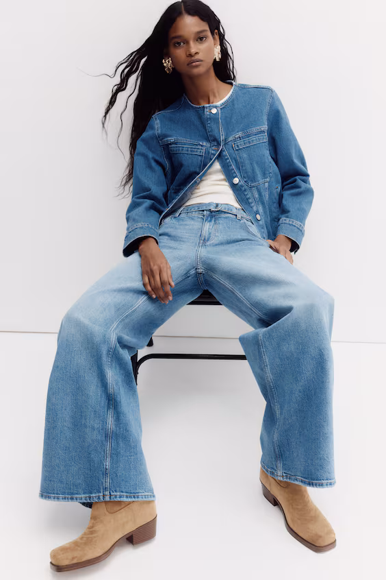 Джинсы супер высокой посадки