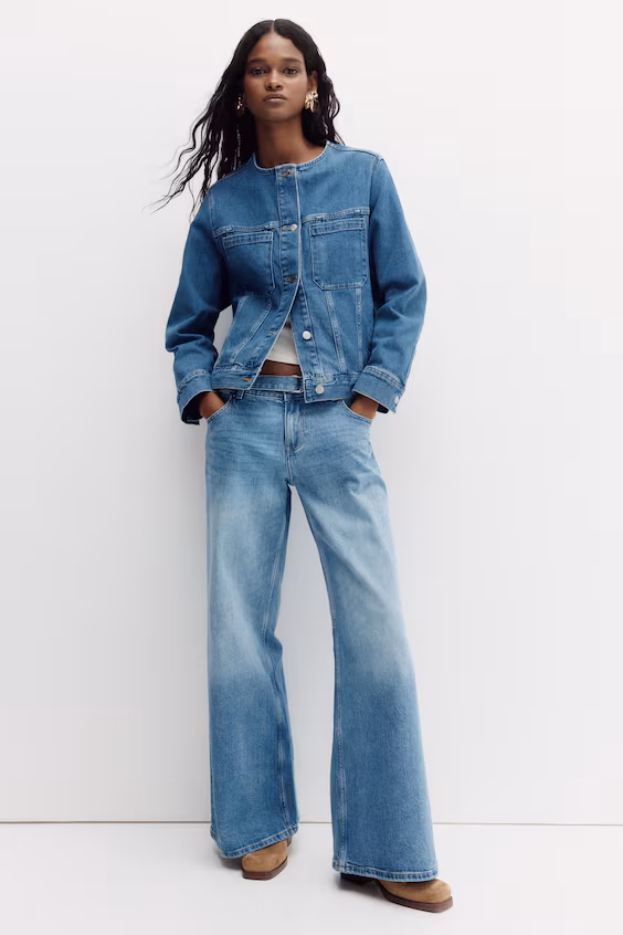 Джинсы супер высокой посадки