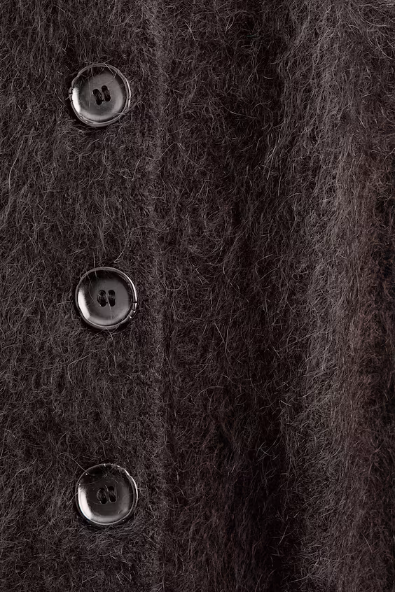 Кардиган из смесовой шерсти мохер