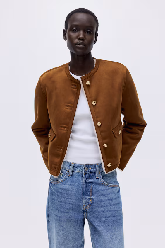 Пальто с меховой подкладкой