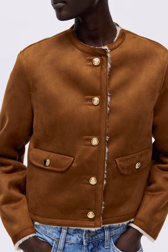 Пальто с меховой подкладкой