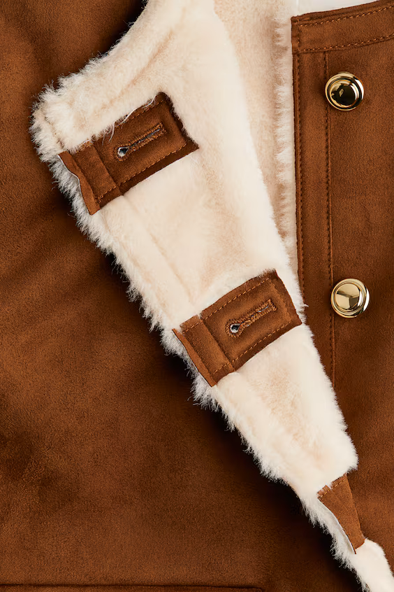 Пальто с меховой подкладкой